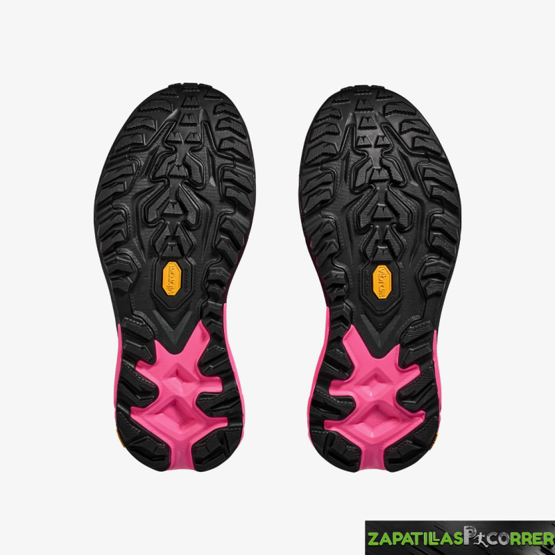 Zapatillas Hoka Mafate 5 Rosa Negro