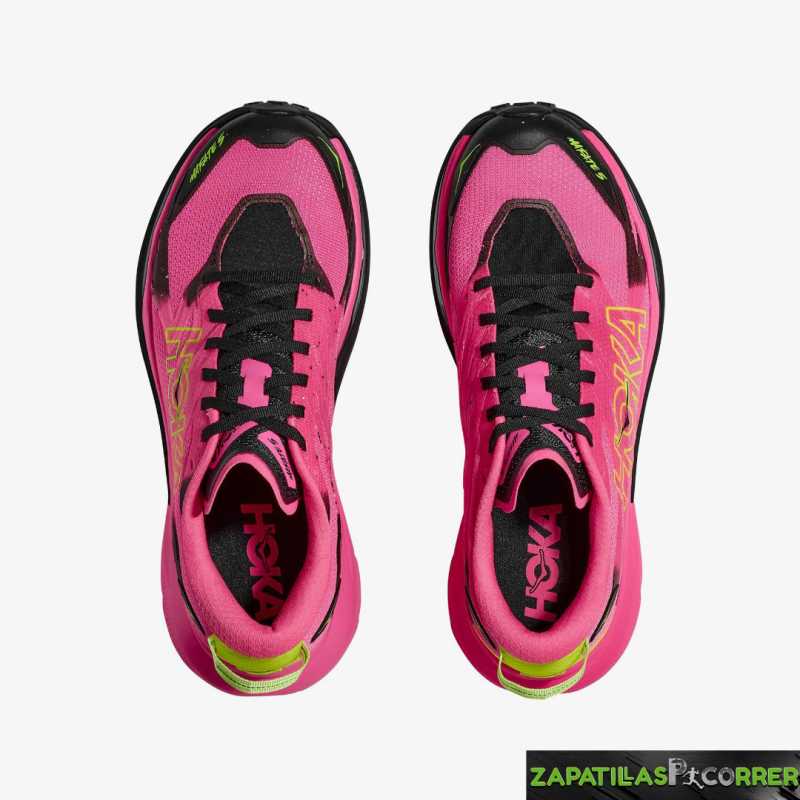 Zapatillas Hoka Mafate 5 Rosa Negro