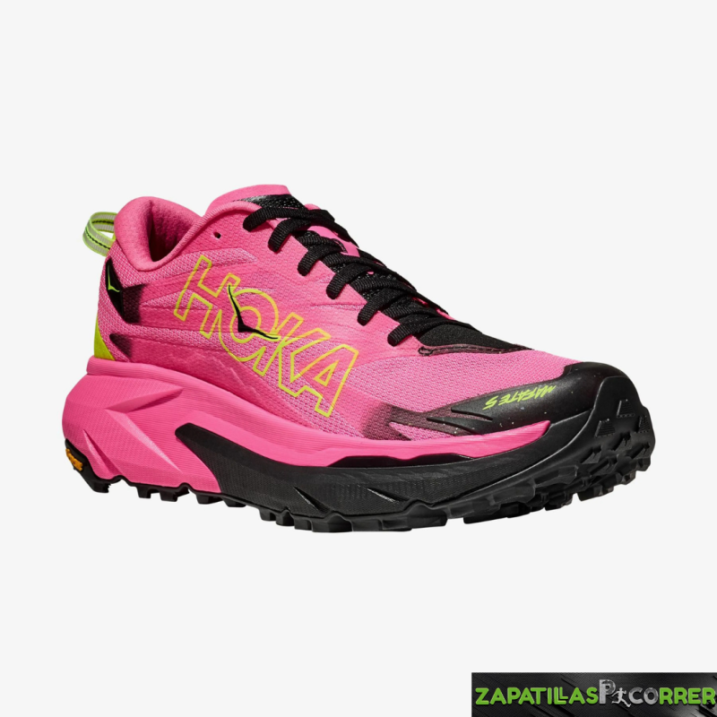 Zapatillas Hoka Mafate 5 Rosa Negro