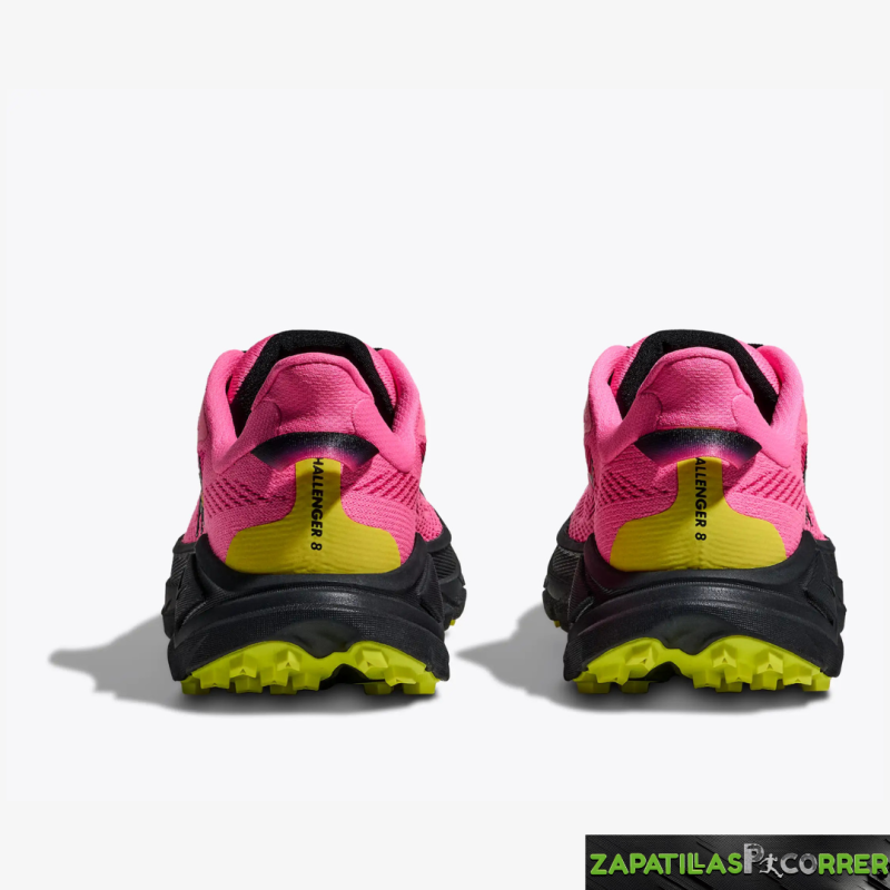 Zapatillas HOKA Challenger 8 Rosa Negra Mujer