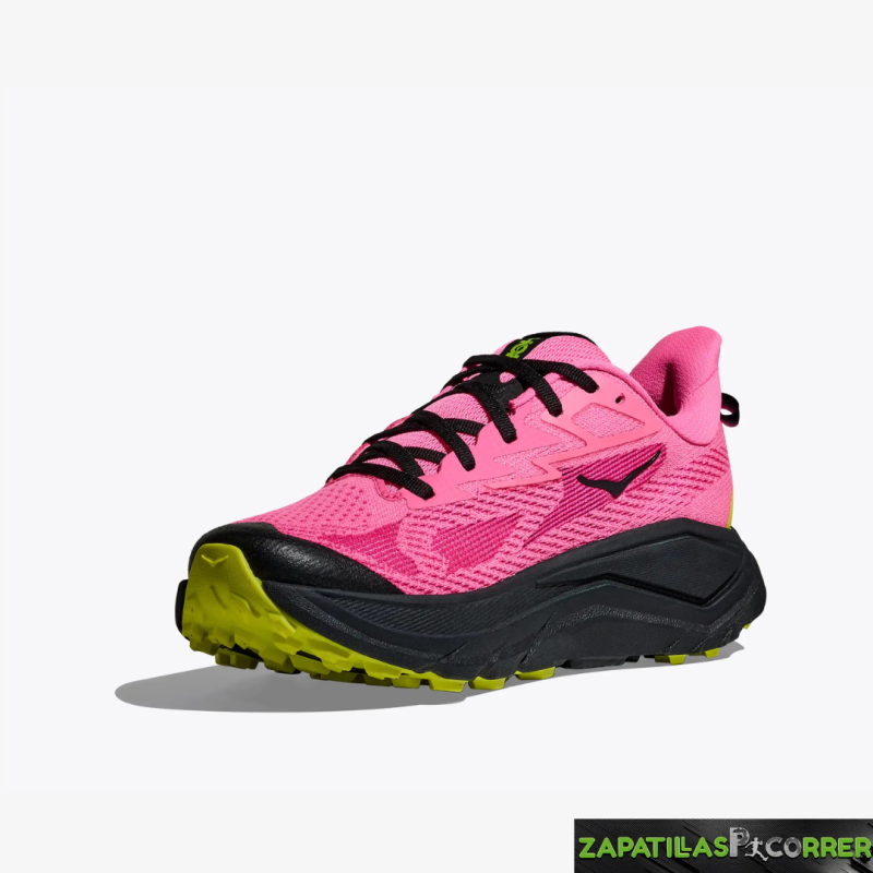 Zapatillas HOKA Challenger 8 Rosa Negra Mujer