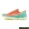 Zapatillas Mizuno Wave Daichi 9 Coral Verde Mujer
