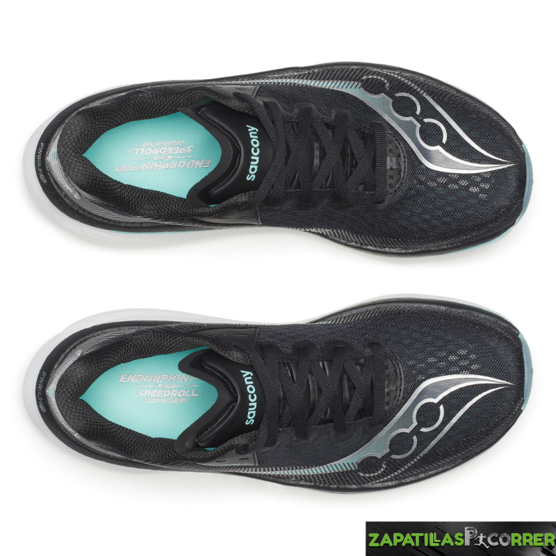 Zapatillas Saucony Endorphin Azura Negra Turquesa Mujer