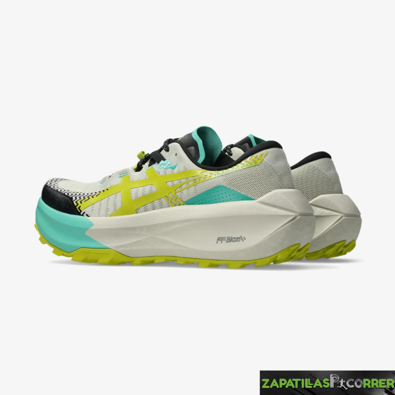 Zapatillas ASICS Trabuco Max 5 Blanco Verde Azul