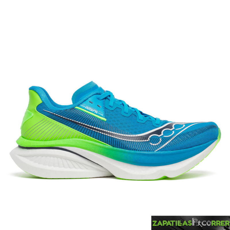 Zapatillas Saucony Endorphin Azura Azul Verde