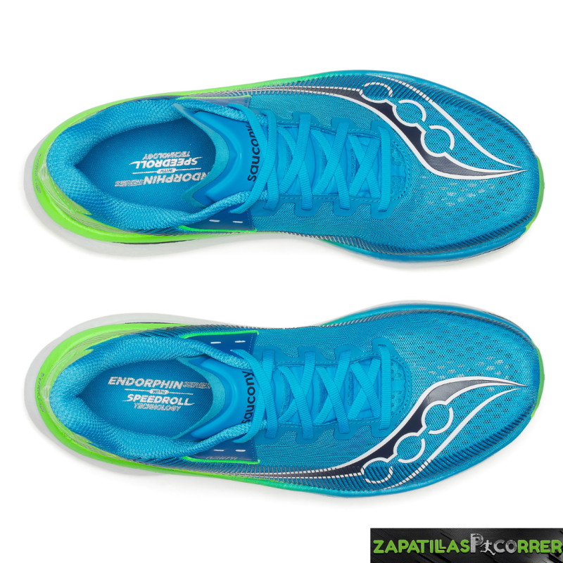 Zapatillas Saucony Endorphin Azura Azul Verde