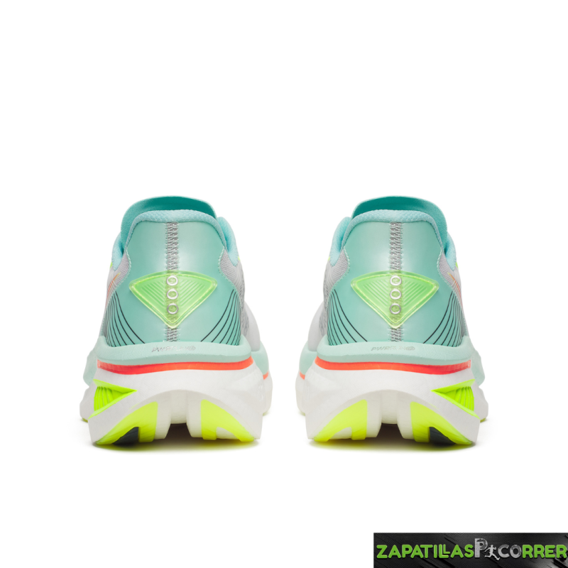 Zapatillas Saucony Endorphin Azura Blanca Turquesa Mujer