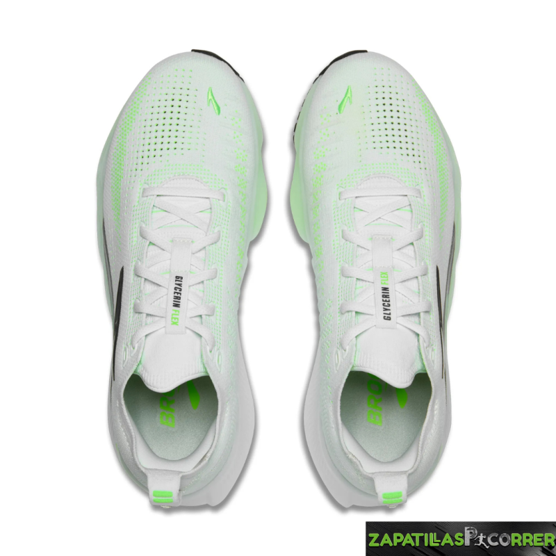 Zapatillas Brooks Glycerin Flex Blanco Verde