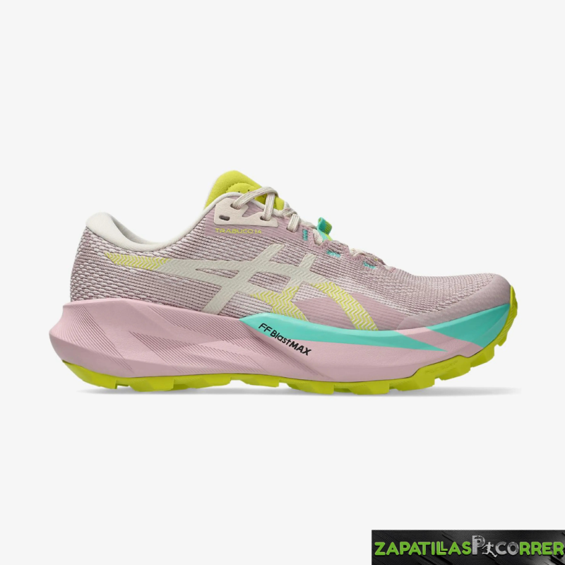 Zapatillas Asics Trabuco 14 Rosa Mujer