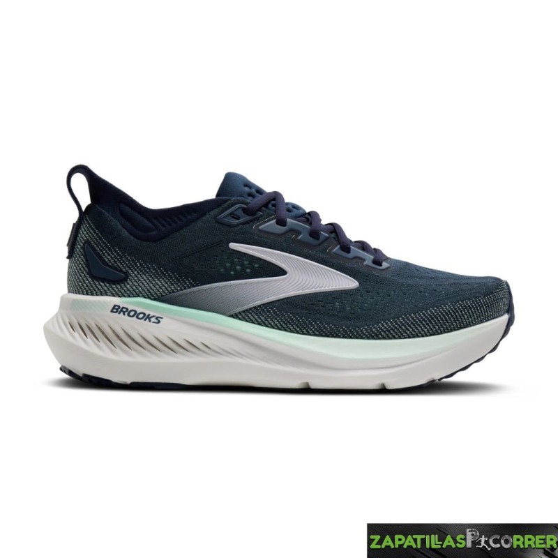 Zapatillas Brooks Glycerin GTS 23 Verde Azul Turquesaa Mujer