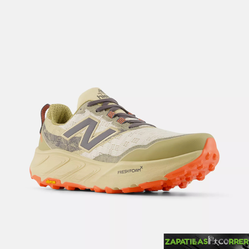 Zapatillas New Balance Fresh Foam X Hierro v9 Beige Naranja