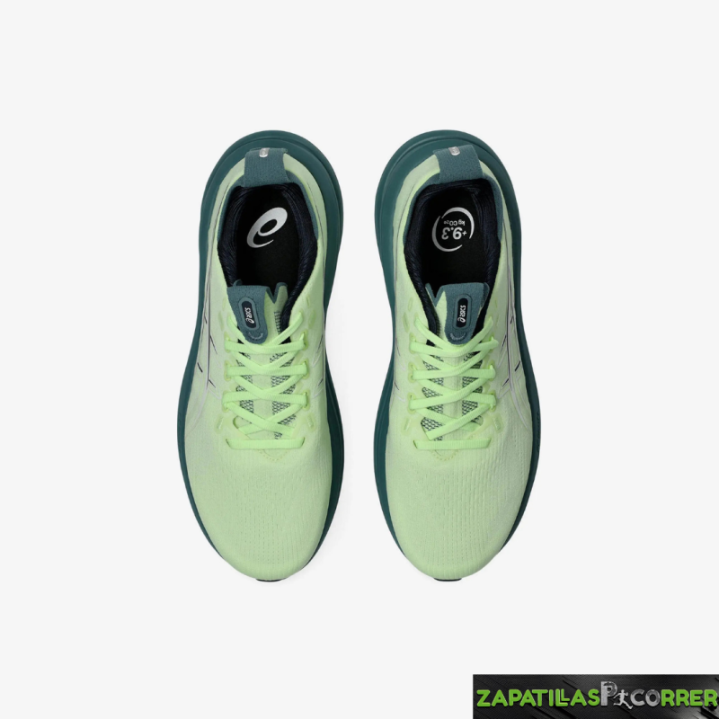 Zapatillas ASICS Gel-Nimbus 28 Verde Lima, Verde oscuro