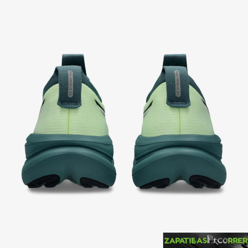 Zapatillas ASICS Gel-Nimbus 28 Verde Lima, Verde oscuro