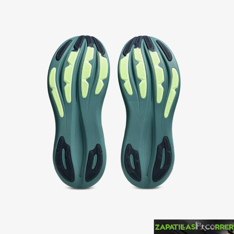 Zapatillas ASICS Gel-Nimbus 28 Verde Lima, Verde oscuro