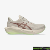 Zapatillas Asics Novablast 6 Beige Verde Mujer