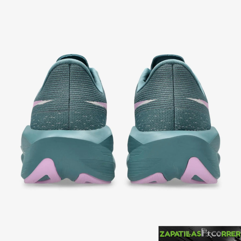 Zapatillas Asics Novablast 6 Verde Rosa Mujer