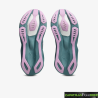 Zapatillas Asics Novablast 6 Verde Rosa Mujer