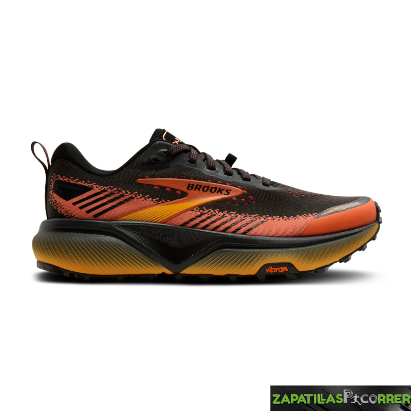 Zapatillas Brooks Cascadia 20 Negro Naranja