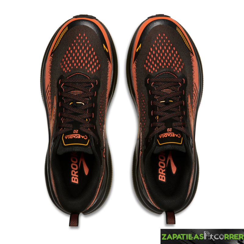 Zapatillas Brooks Cascadia 20 Negro Naranja