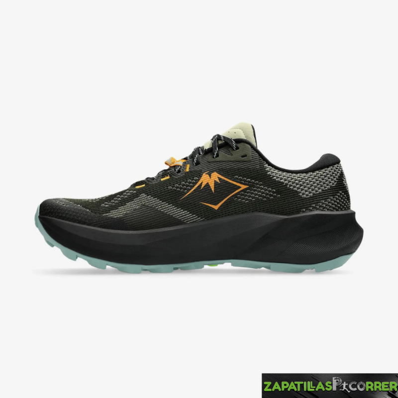 Zapatillas ASICS Trabuco 14 Verde Oscuro Naramja
