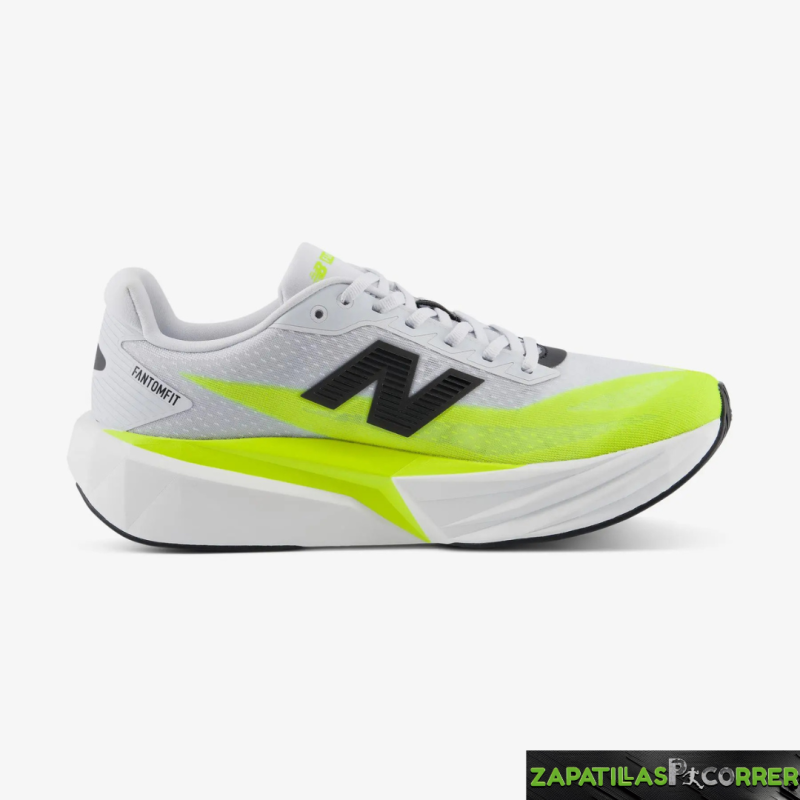 Zapatillas New Balance FuelCell Rebel v5 Blanco Amarillo Negro
