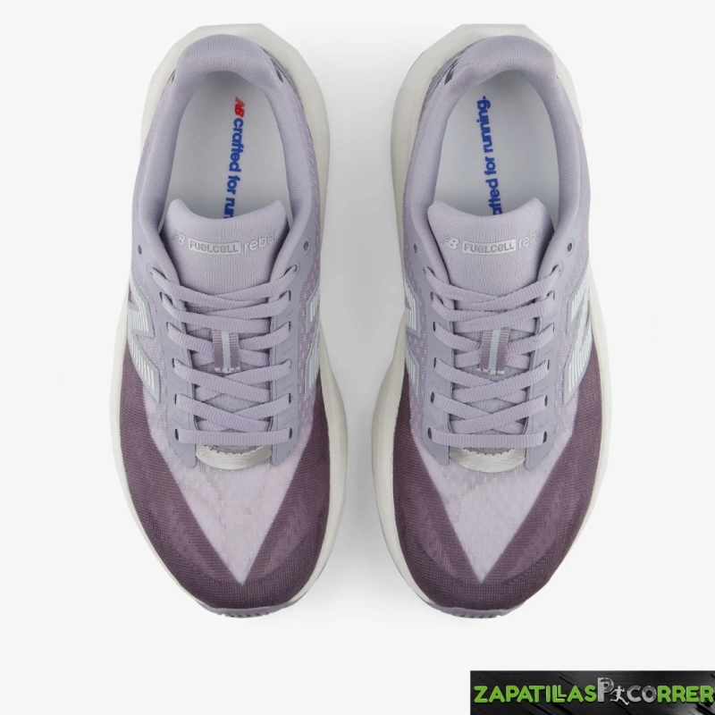 Zapatillas New Balance FuelCell Rebel v5 Lila Gris Mujer