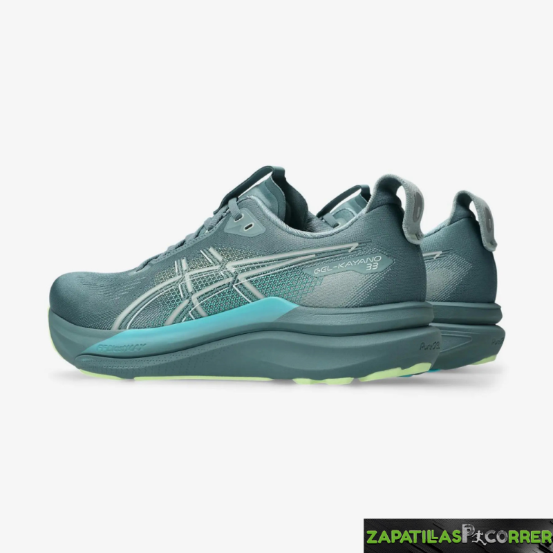 Zapatillas ASICS Gel-Kayano 33 Verde Grisáceo Lima