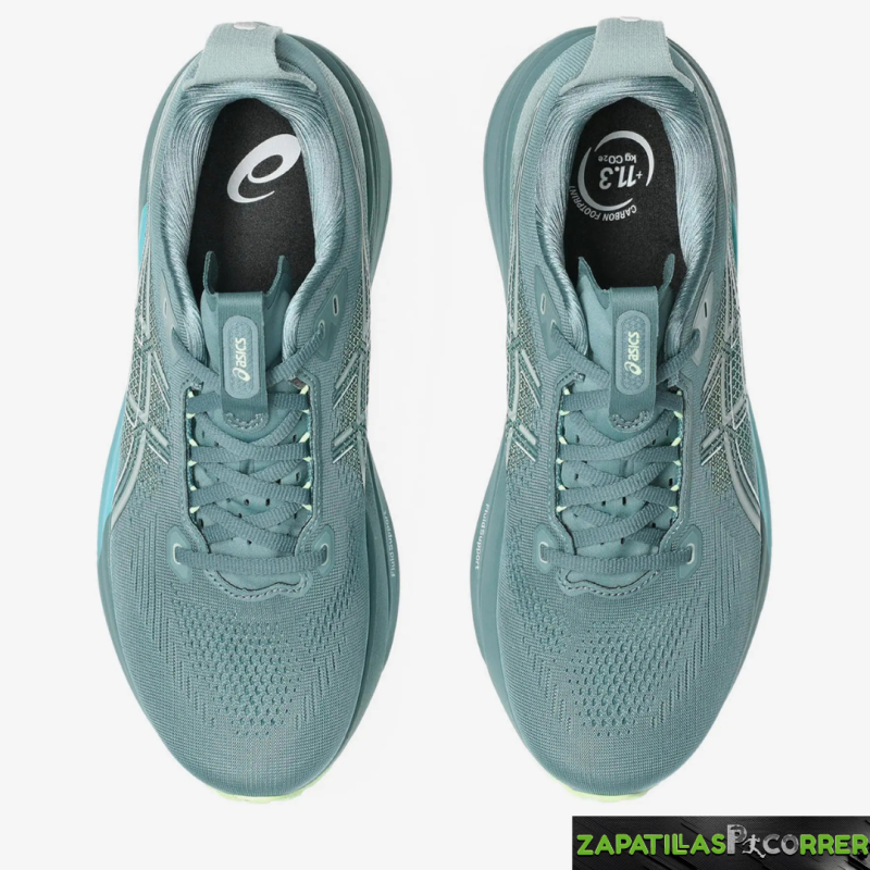 Zapatillas ASICS Gel-Kayano 33 Verde Grisáceo Lima