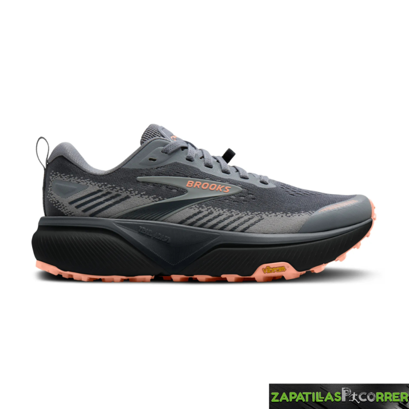 Zapatillas Brooks Cascadia 20 Gris Naranja Mujer