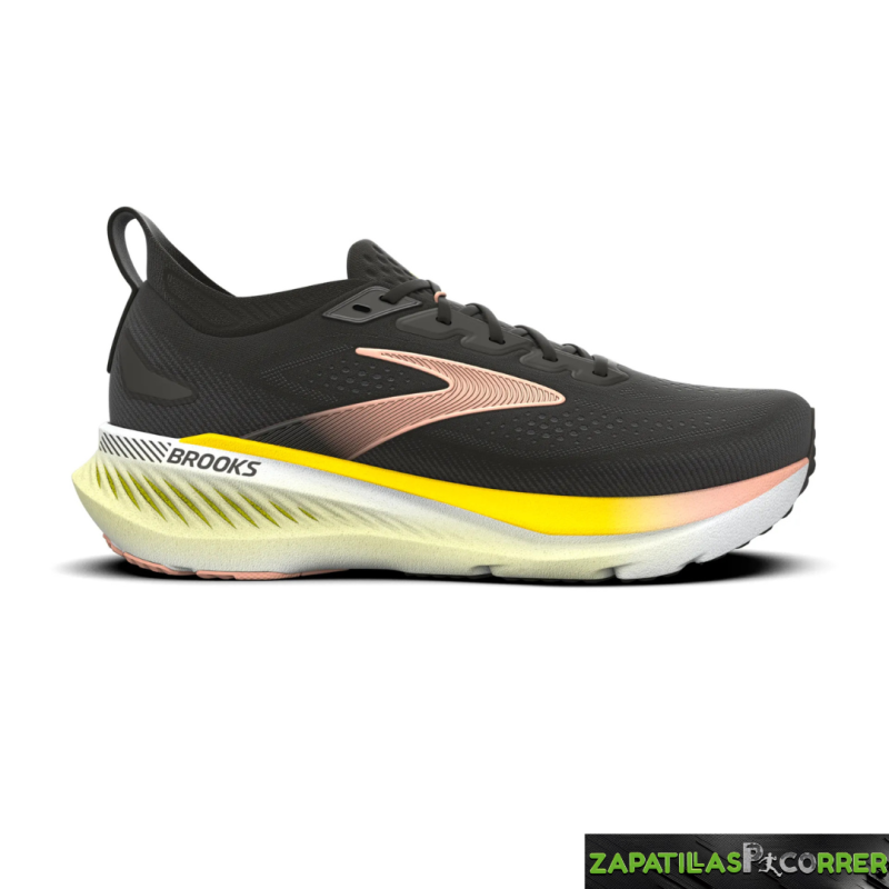 Zapatillas Brooks Glycerin GTS 23 Negro Multicolr Mujer