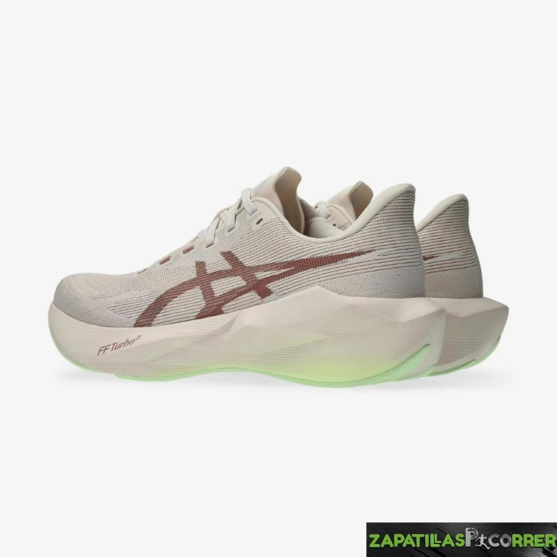 Zapatillas ASICS Novablast 6 Beige  Verde