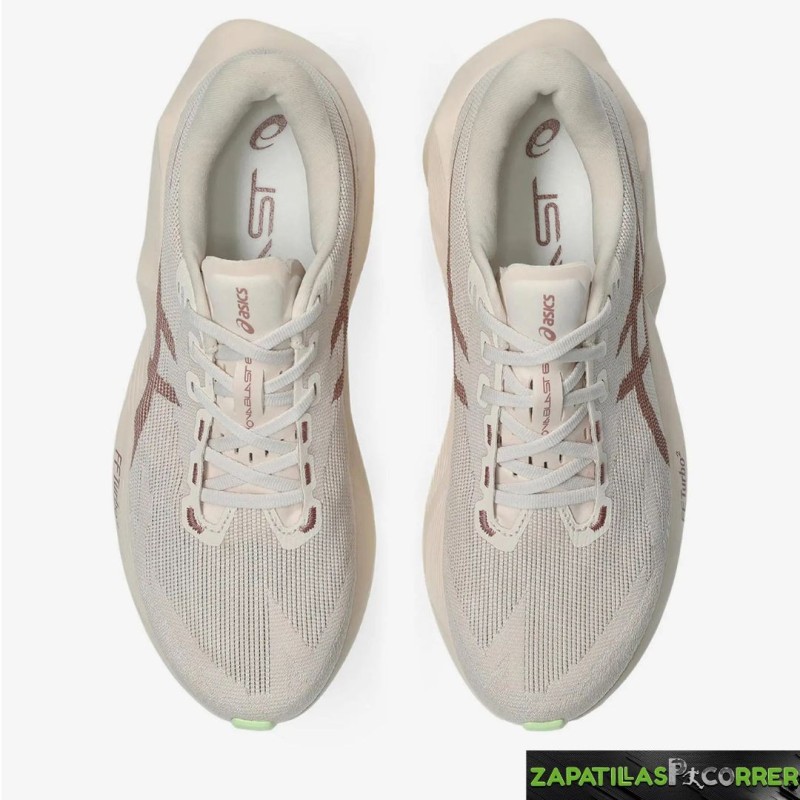 Zapatillas ASICS Novablast 6 Beige  Verde
