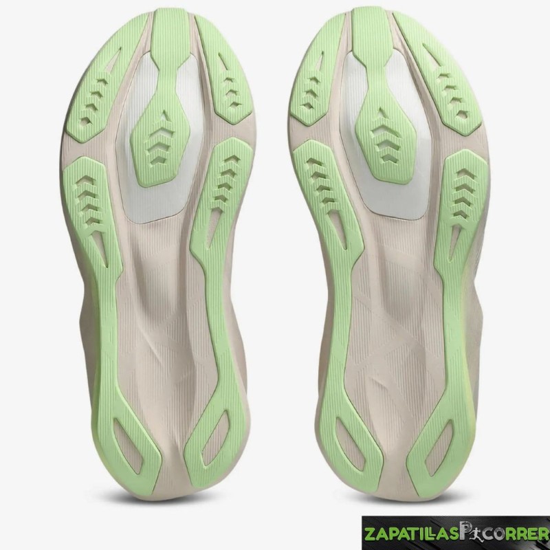 Zapatillas ASICS Novablast 6 Beige  Verde