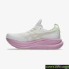 Zapatillas ASICS Gel-Nimbus 28 Blanco Amarillo Violeta Mujer