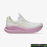 Zapatillas ASICS Gel-Nimbus 28 Blanco Amarillo Violeta Mujer