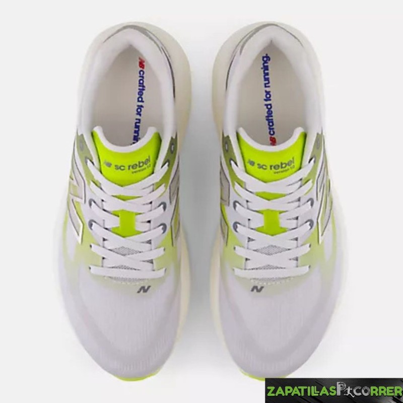Zapatillas New Balance SuperComp Rebel Gris Azulado Amarillo