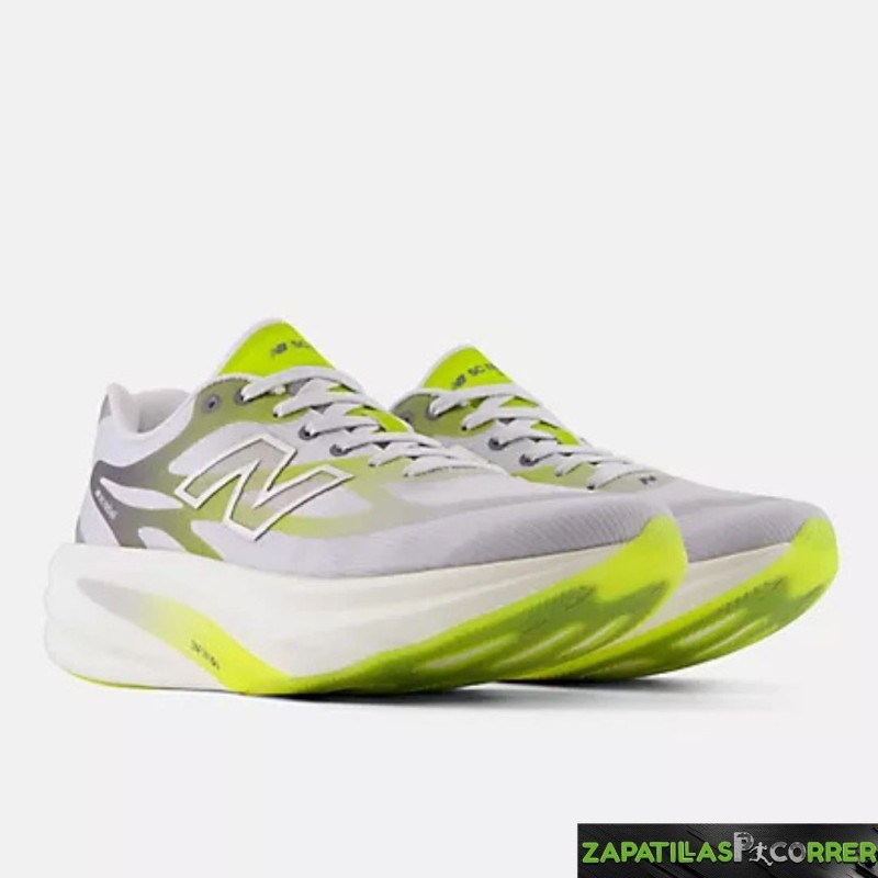 Zapatillas New Balance SuperComp Rebel Gris Azulado Amarillo
