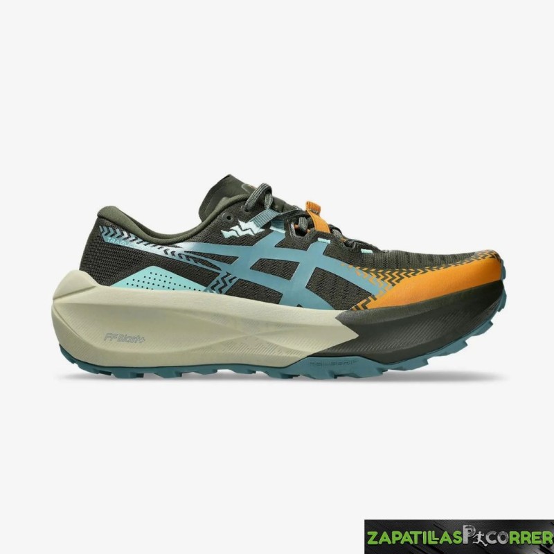 Zapatillas ASICS Trabuco Max 5 Verde Naranja