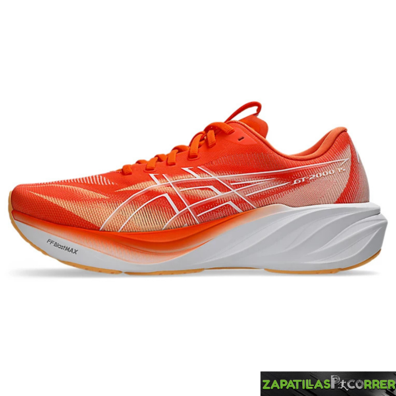 Zapatillas ASICS GT-2000 15 Naranja Blanca