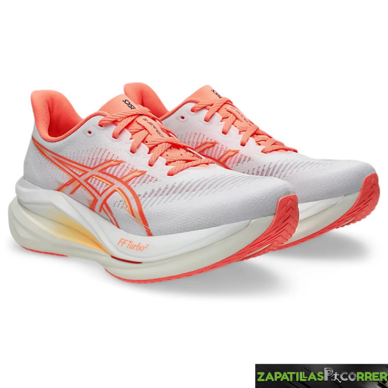 Zapatillas Asics Sonicblast 2 Blanca Naranja