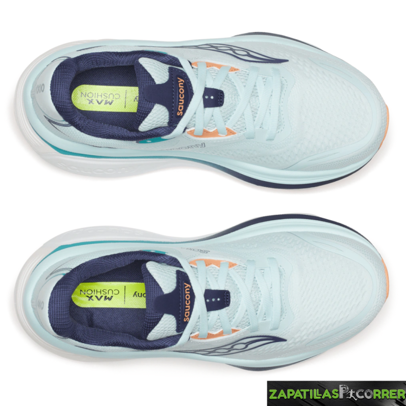 Zapatillas Saucony Hurricane 26 Verde  Claro Mujer
