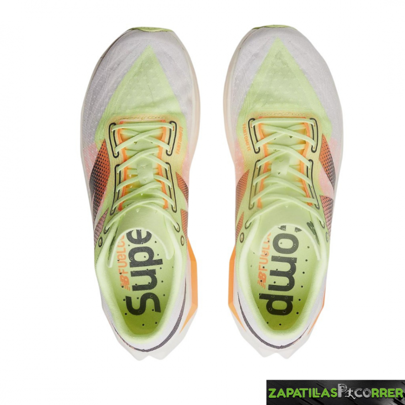 Zapatillas New Balance FuelCell SuperComp Elite V4 Blanco Verde