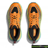 Zapatillas HOKA Mafate Speed 4 Rojo Fuego Anaranjado Verde