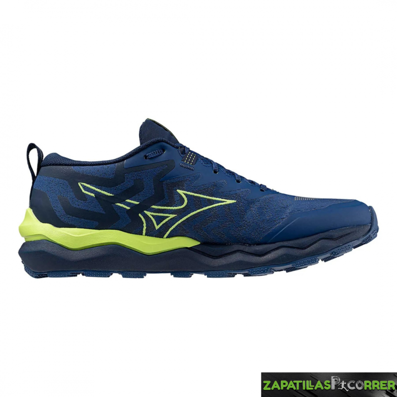 Zapatillas Mizuno Wave Daichi 8 Azul Marino Verde
