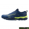 Zapatillas Mizuno Wave Daichi 8 Azul Marino Verde