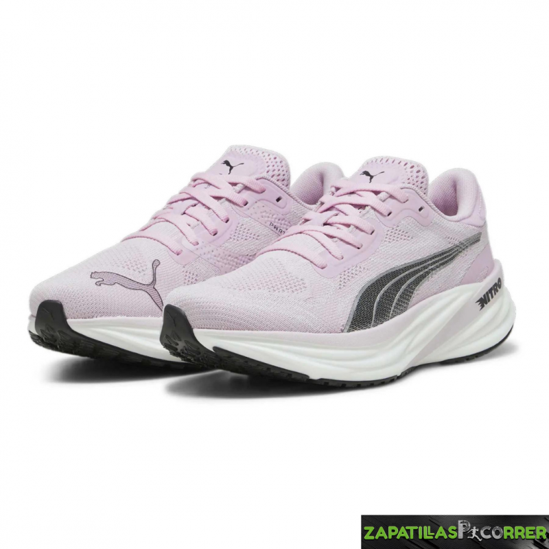 Zapatillas Puma Magnify Nitro 2 rosa claro gris mujer