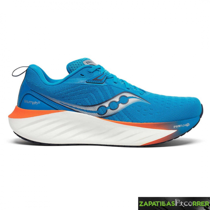 SAUCONY TRIUMPH 22 AZUL/NARANJA