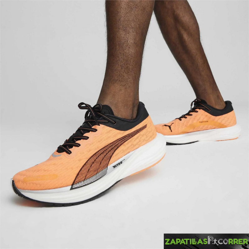 Zapatillas Puma Deviate NITRO 2 Naranja Negro