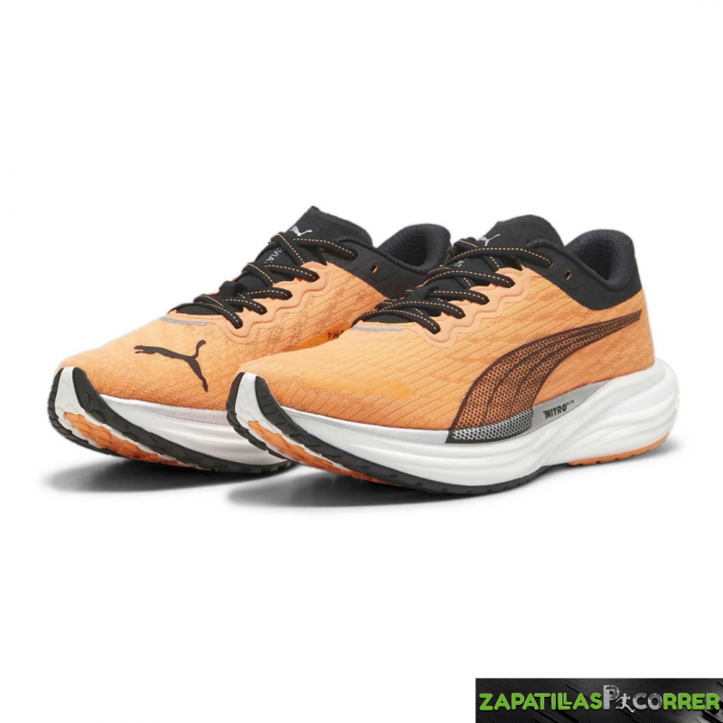 Zapatillas Puma Deviate NITRO 2 Naranja Negro
