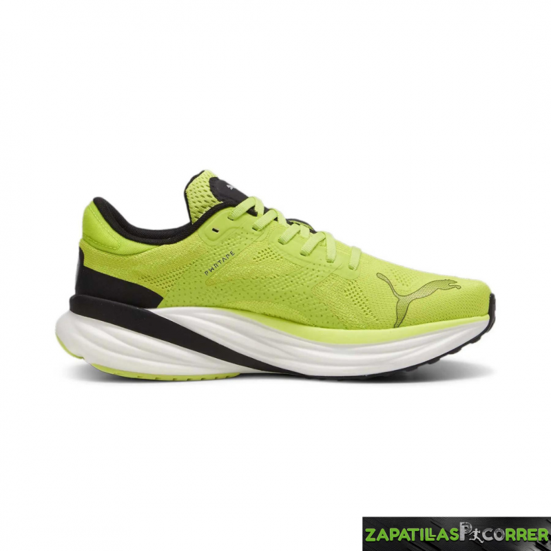 Zapatillas Puma Magnify Nitro 2 Amarillo Fluor Negro